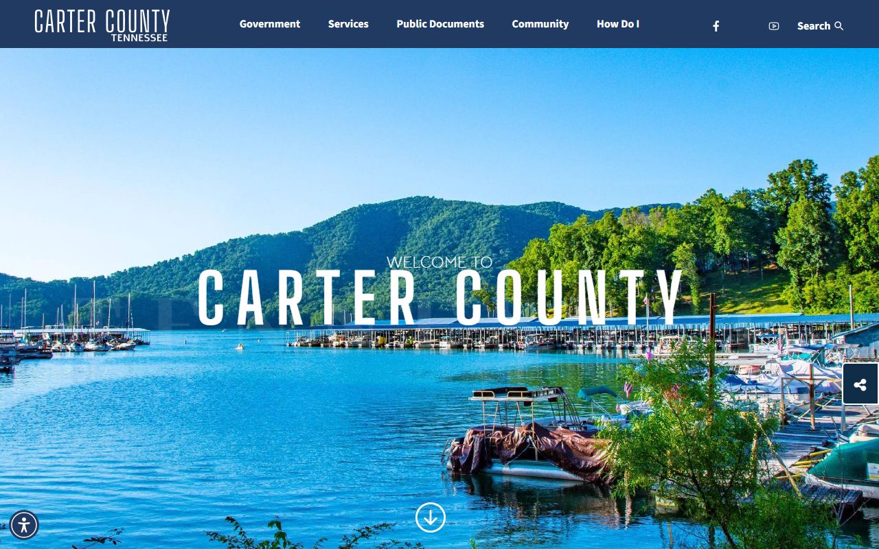 Carter County unclaimed money county government page