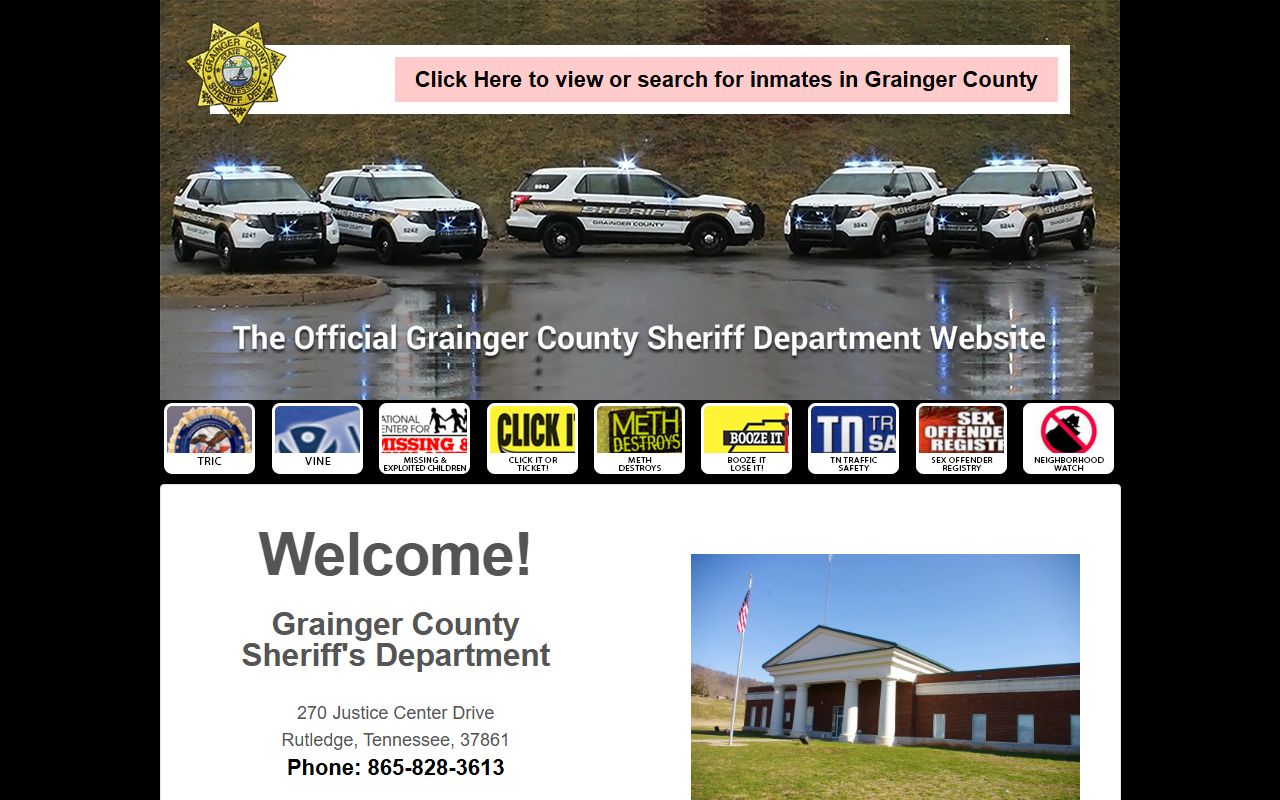 Grainger County unclaimed money county government page