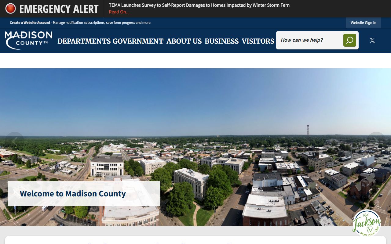 Madison County unclaimed money county government page