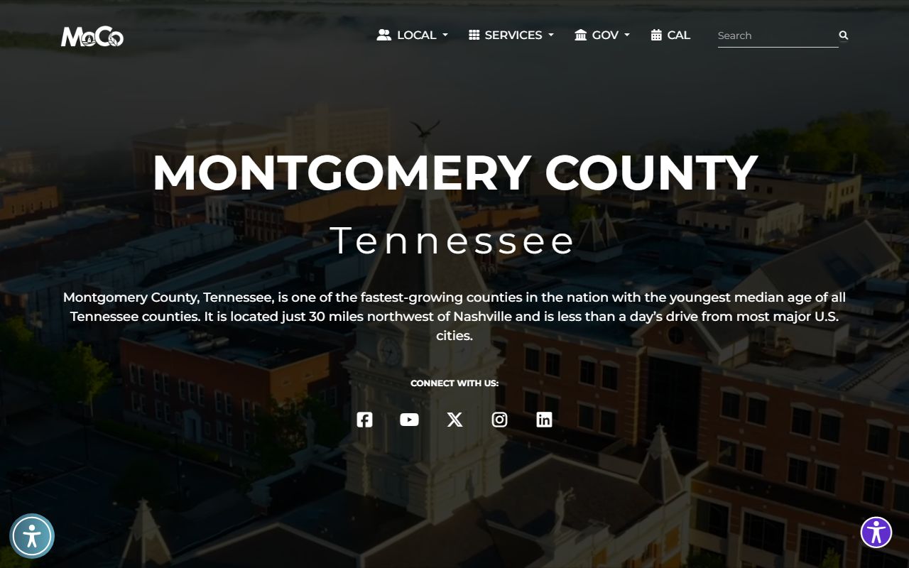 Montgomery County unclaimed money county government page