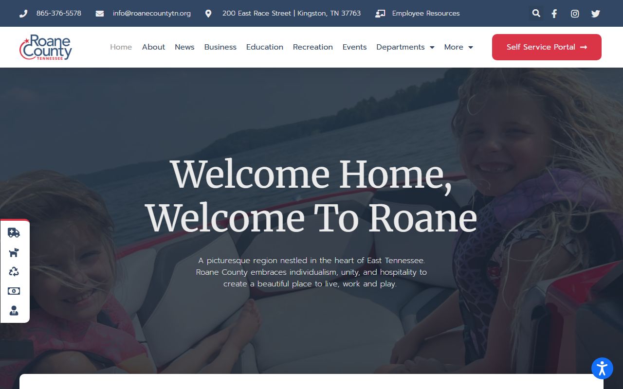 Roane County unclaimed money county government page