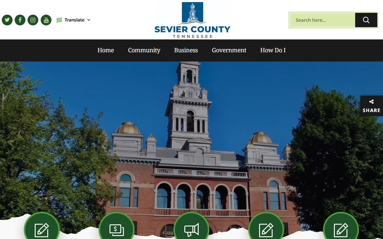 Sevier County unclaimed money trustee office
