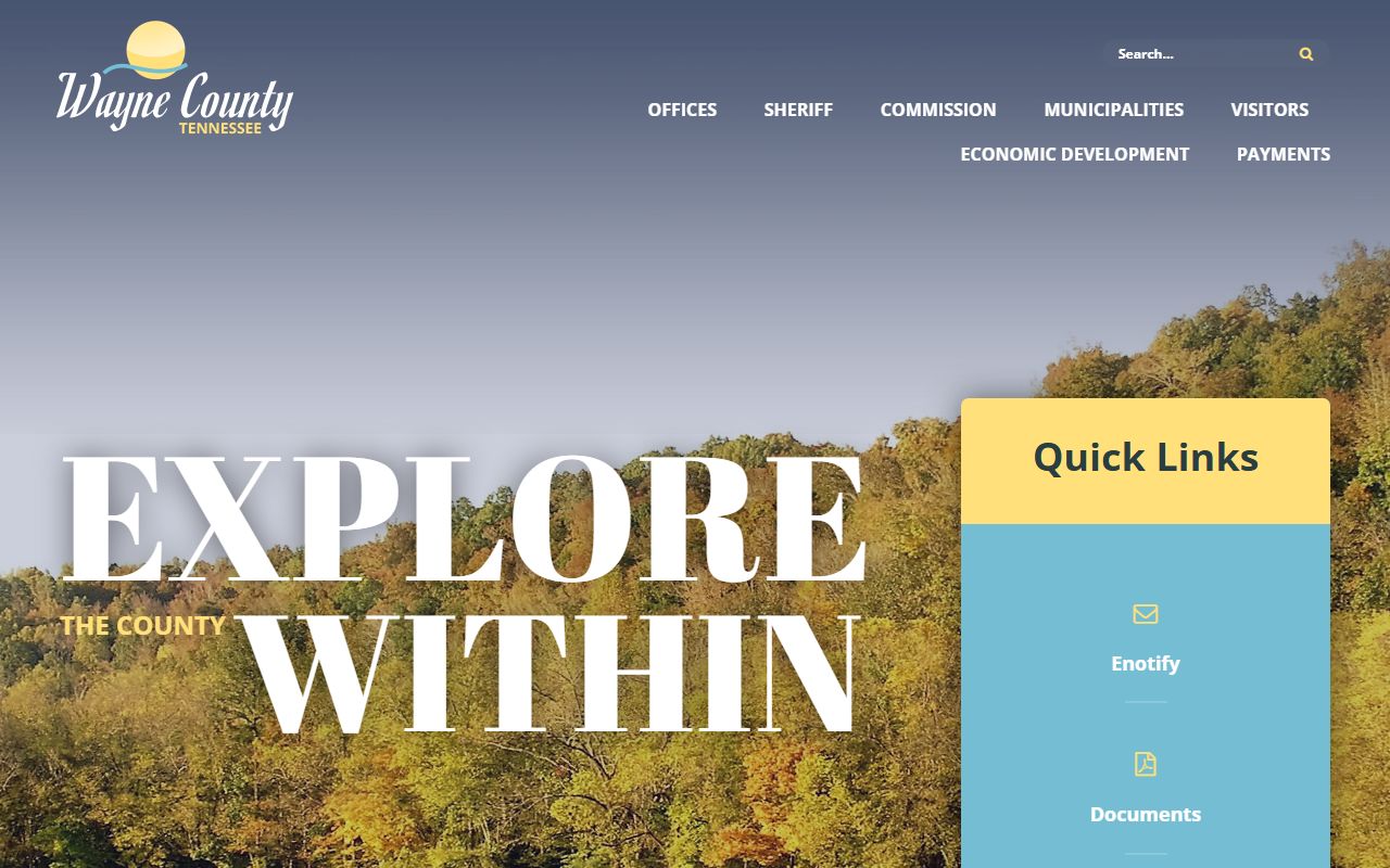 Wayne County unclaimed money county government page